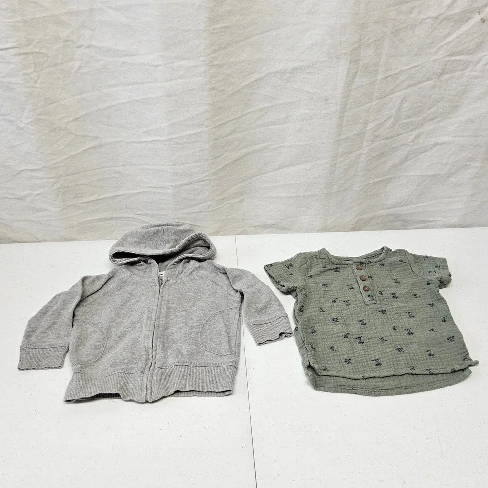 Carter's Old Navy Baby Boy Clothes Bundle 3 Months Hoodie Gauze 5pc